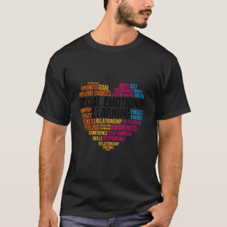 Social Emotional Learning Team Counsellor Sel Day T-Shirt