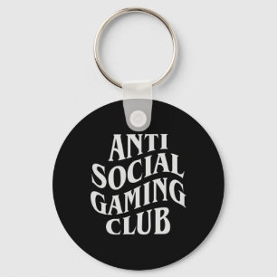 Social Gaming Club Funny Video Game Player Key Ring