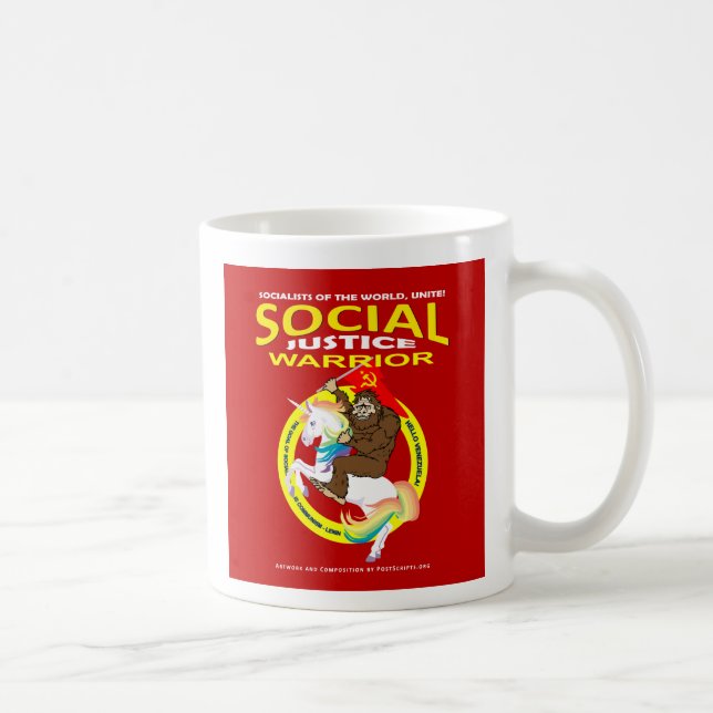Social Justice Warrior Coffee Mug (Right)