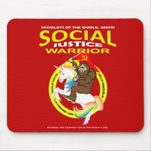 Social Justice Warrior Mouse Pad