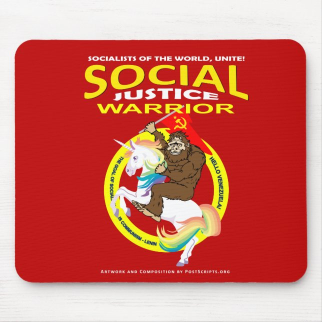 Social Justice Warrior Mouse Pad (Front)