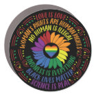 Social Justice Word Art Car Magnet