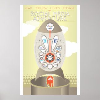 Social Media Adventure Poster