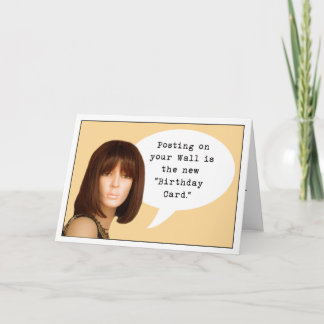 Social Media Birthday Card