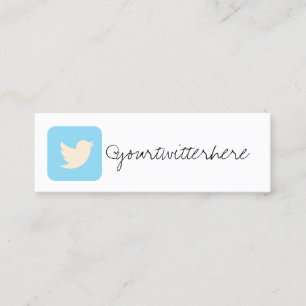 social media colour modern trendy business card