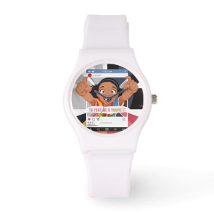 Social Media Frame Fun Kids Birthday Party  Watch