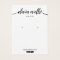 Social Media Icon Script Font Earring Display Card