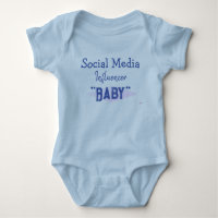 Social Media Influencer Baby t-shirt HAMbyWG