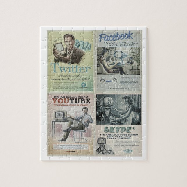 Social Media Jigsaw Puzzle (Vertical)