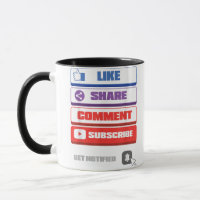 Social Media Like Share Comment Subscribe Vlogger