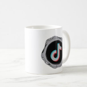 Social Media Lover's TikTok-Themed Coffee Mug