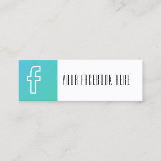 social media modern trendy business card