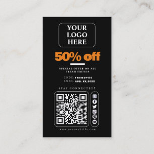 Social Media Product Price Tag/Sale Promo Card