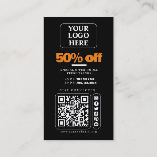 Social Media Product Price Tag/Sale Promo Card