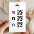 Social Media QR Code Branding Logo