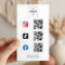 Social Media QR Code Branding Logo