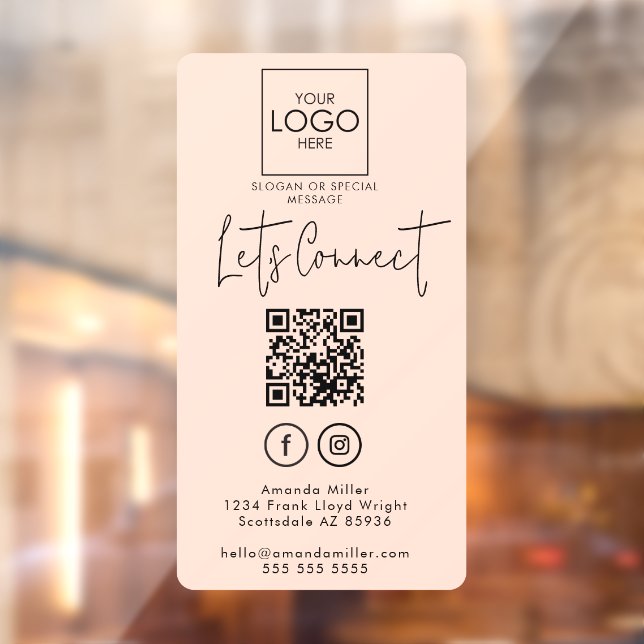 Social Media QR Code Connect With Us Modern Bold (Sheet 2)