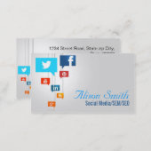 Social Media/SEM/SEO Business Card (Front/Back)