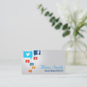 Social Media/SEM/SEO Business Card (Standing Front)