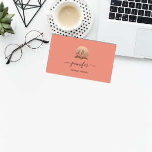 Social Media Writer Content Creator BlogQR Monogam Business Card