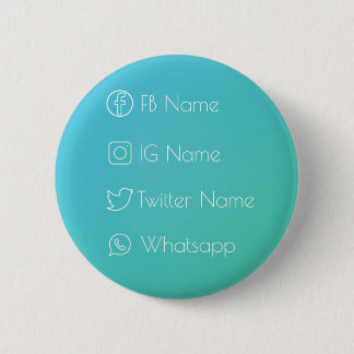 Social network Cool! 6 Cm Round Badge