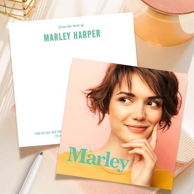 Social Notecard Professional Simple Cute Fun Photo (Creator Uploaded)