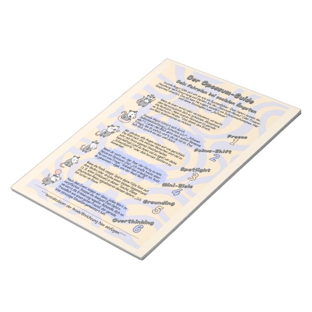 Social Phobia Handout Psychoeducation Notepad (Angled)