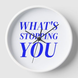 social sarcasm inspirational cute cool design clock