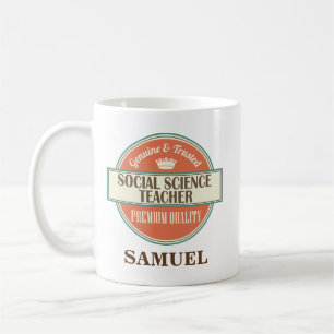 Social Science Teacher Personalised Mug Gift