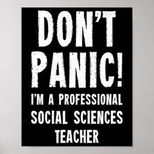 Social Sciences Teacher Poster