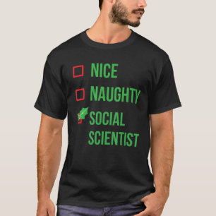 Social Scientist Funny Pajama Christmas T-Shirt