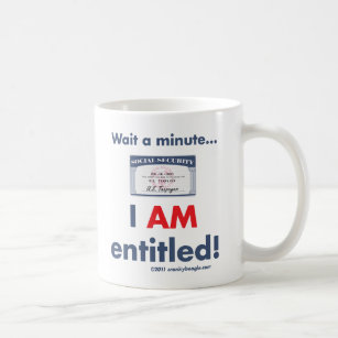 Social Security Entitled Mug
