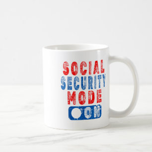 Social Security Mode On - Senior Citizen Humour _1 Coffee Mug