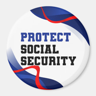 Social Security Political Anti Trump Accessory Magnet