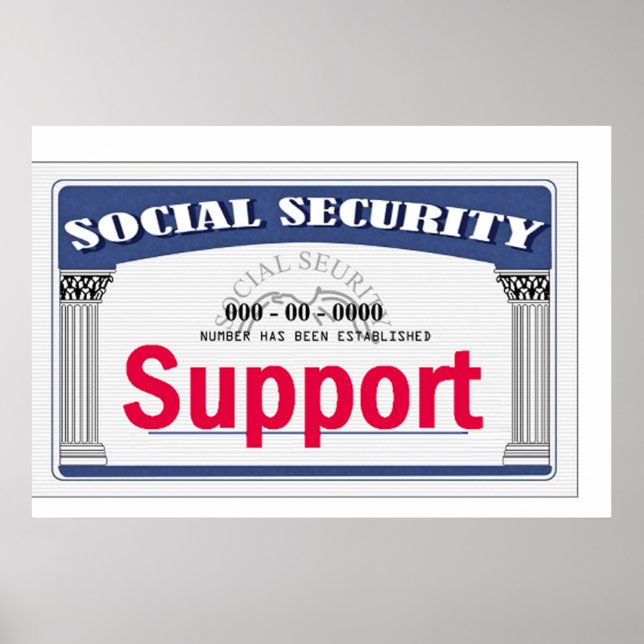 Social Security POSTER Print (Front)