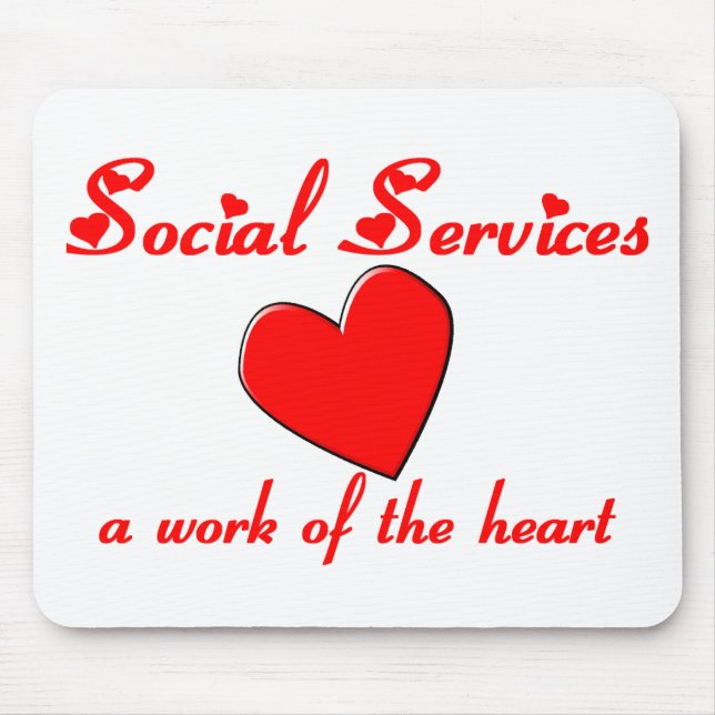 Social Services Mousepad (Front)