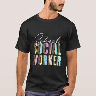 Social Work Back To School Day Social School Worke T-Shirt