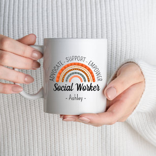 Social Work Funny Social Worker Gift For Women Men Mug