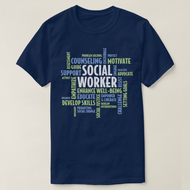 Social Work Gift for Social Worker T-Shirt (Design Front)