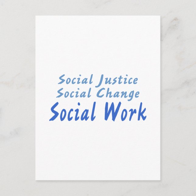 Social Work Postcard (Front)