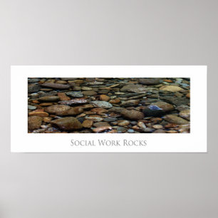Social Work  Rocks Poster
