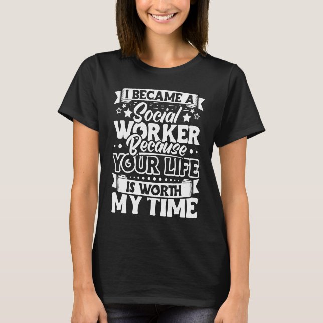 Social Worker Apparel School Social Worker Appreci T-Shirt (Front)