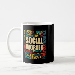 Social Worker Appreciation Vintage Social Work Mon Coffee Mug