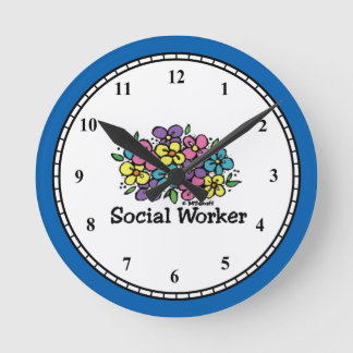 Social Worker Blooms Round Clock