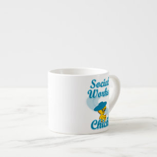 Social Worker Chick #3 Espresso Cup