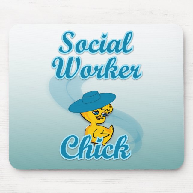 Social Worker Chick #3 Mouse Pad (Front)