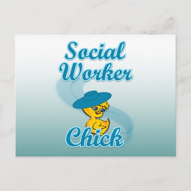 Social Worker Chick #3 Postcard (Front)