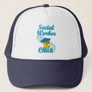 Social Worker Chick #3 Trucker Hat