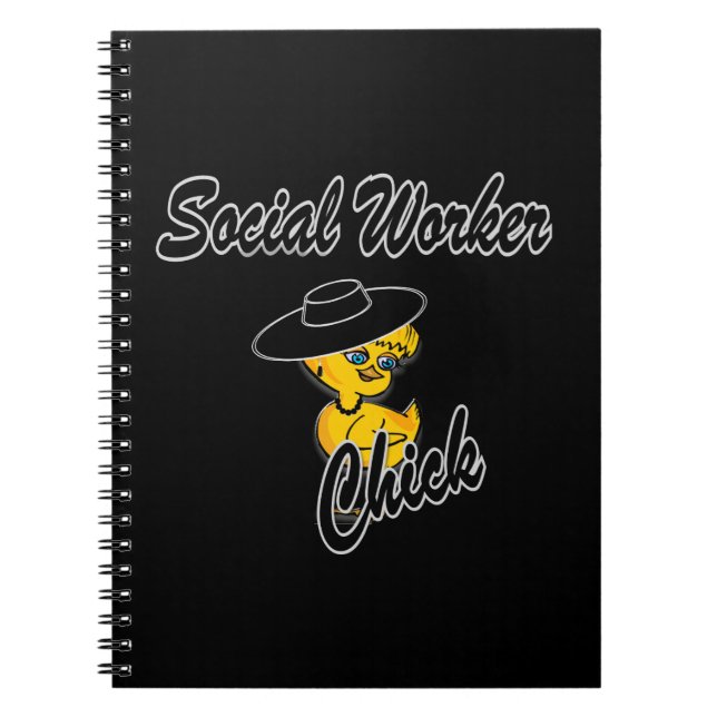 Social Worker Chick #4 Notebook (Front)