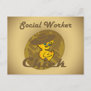 Social Worker Chick #6 Postcard